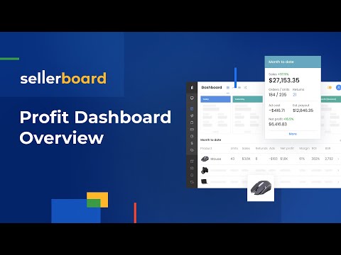 sellerboard Dashboard Overview: Profit Analytics & Management Accounting for Amazon FBA Sellers 2024