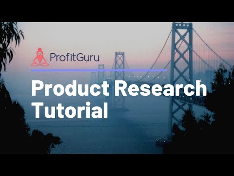 ProfitGuru | Amazon Product Research Tutorial