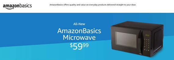 amazon basics microwave