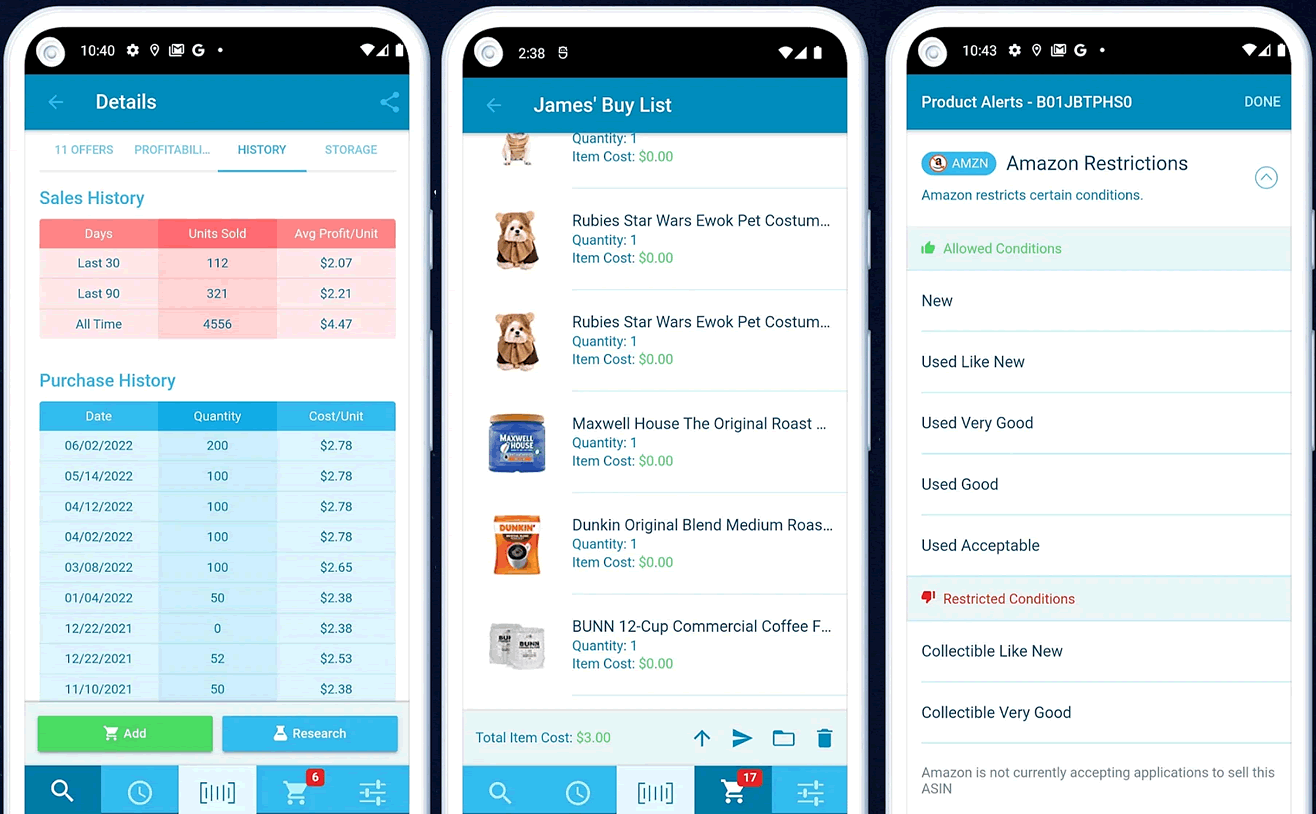 scoutify app details and wishlists