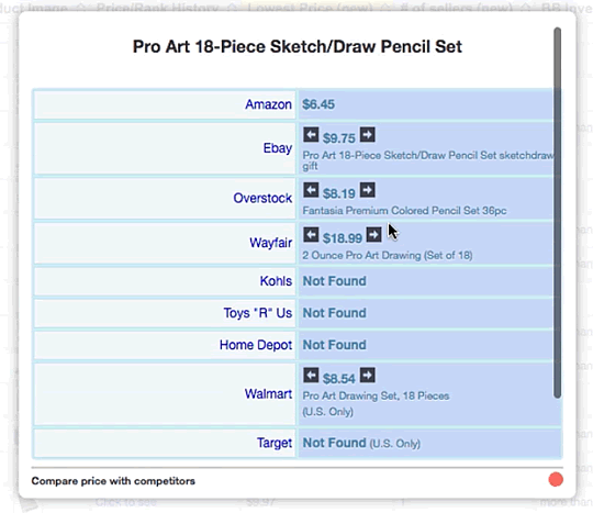 ProArt 18 Piece Drawing & Sketch Sets