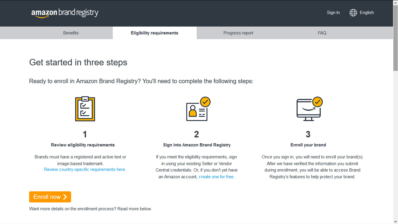 Amazon Brand Registry