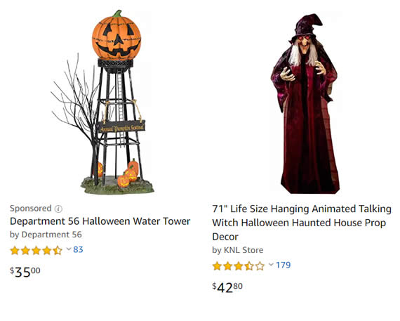 halloween seasonal products