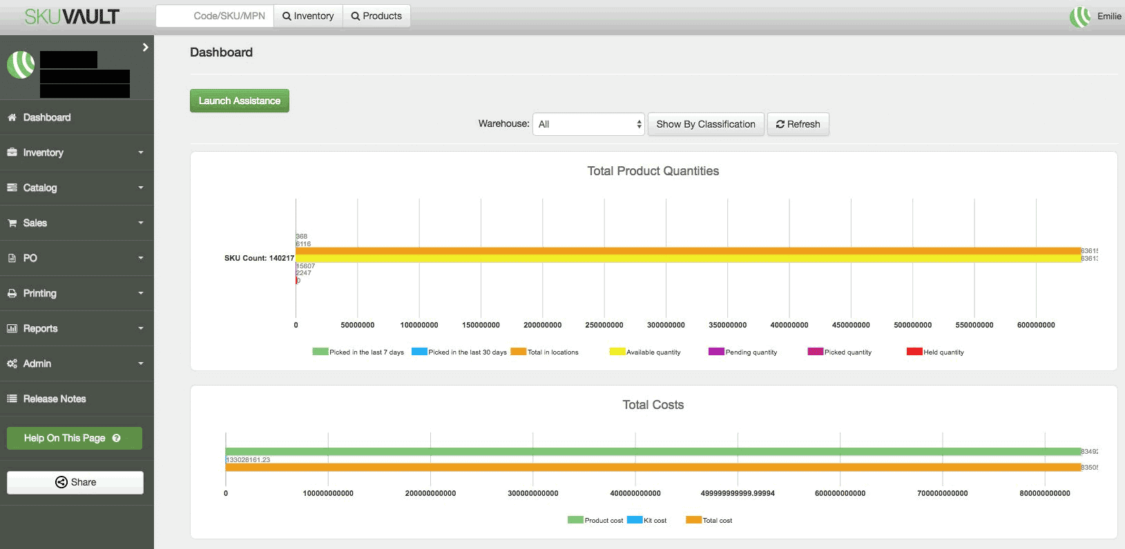 skuvault screenshot