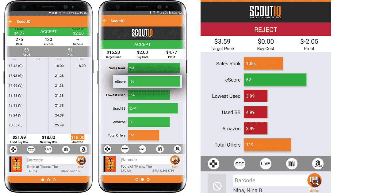 Scoutiq screenshots