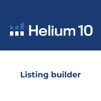 Helium 10 Listing builder
