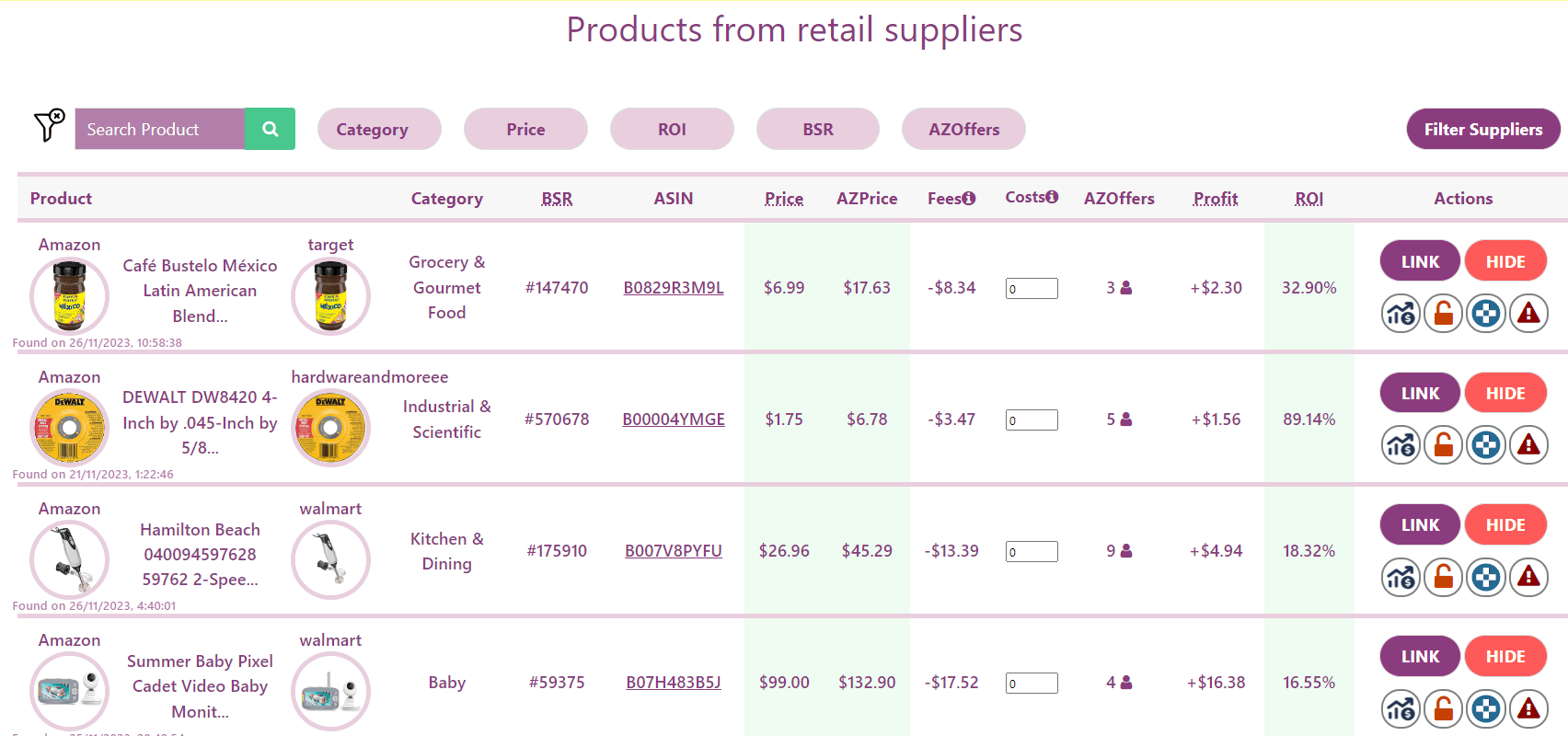 nepeto suppliers database