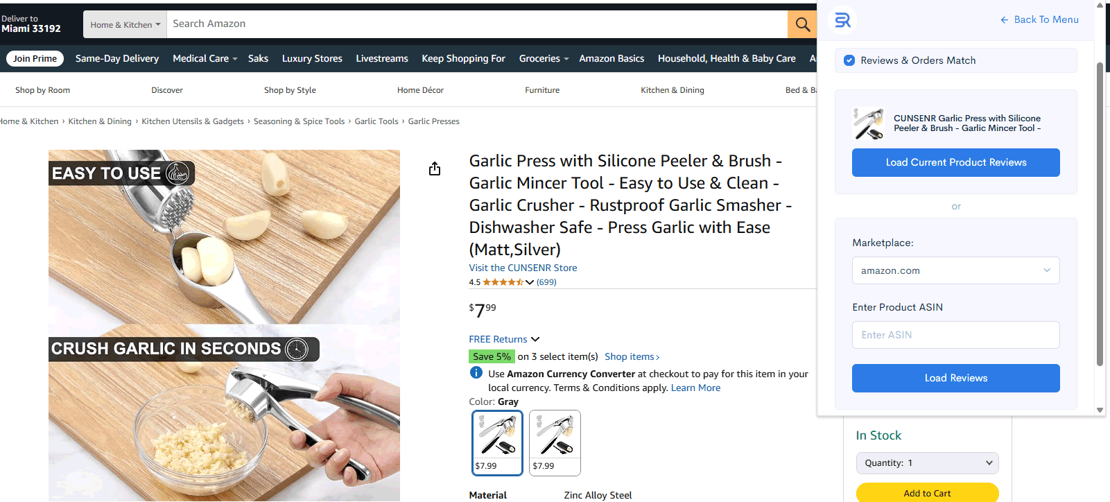 sellerise chrome extension review downloader