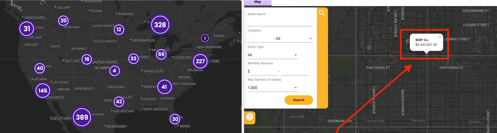 smartscout sellermap detail